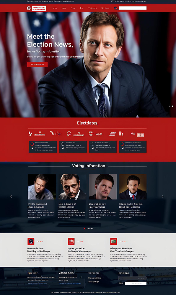 Crearea de site-uri web pentru candidați la alegerile parlamentare